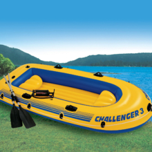 Надувная трёхместная лодка Challenger-3 Set Intex 68370